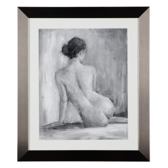 Silver Frame with a white mat